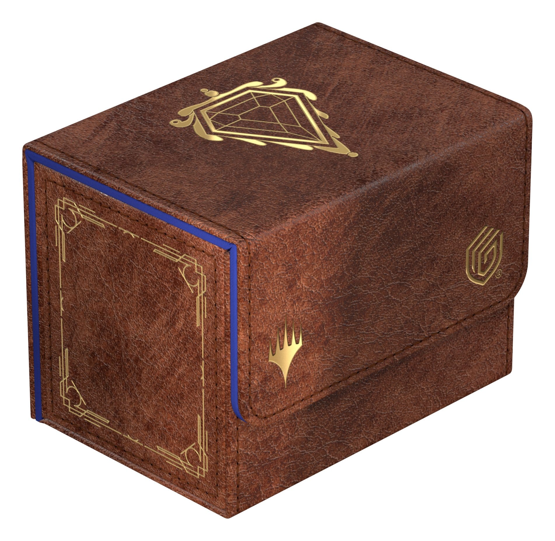 Mox Sapphire Sidewinder 80+ deck case, alternate angle