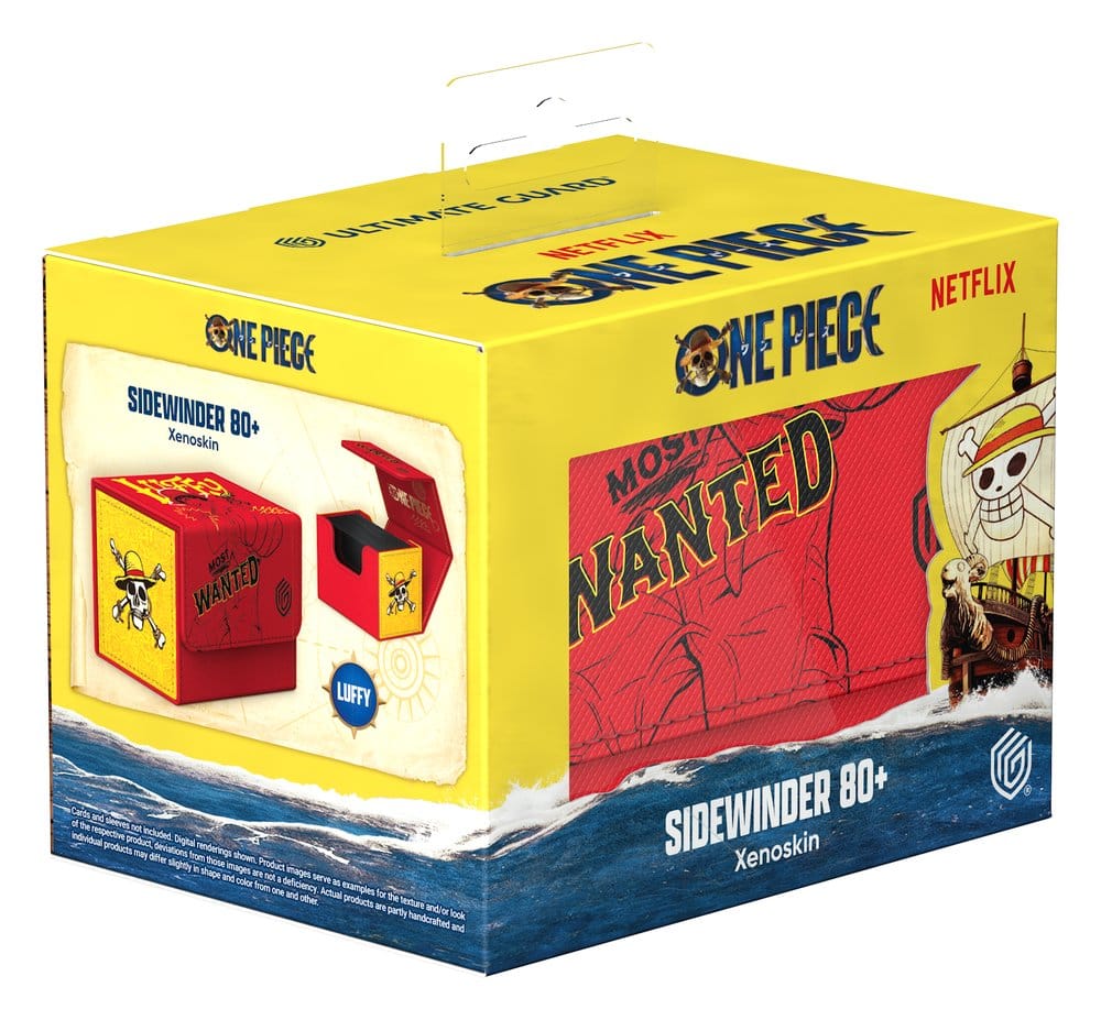 Ultimate Guard Sidewinder 80+ Netflix One Piece Luffy deck box, retail packaging front