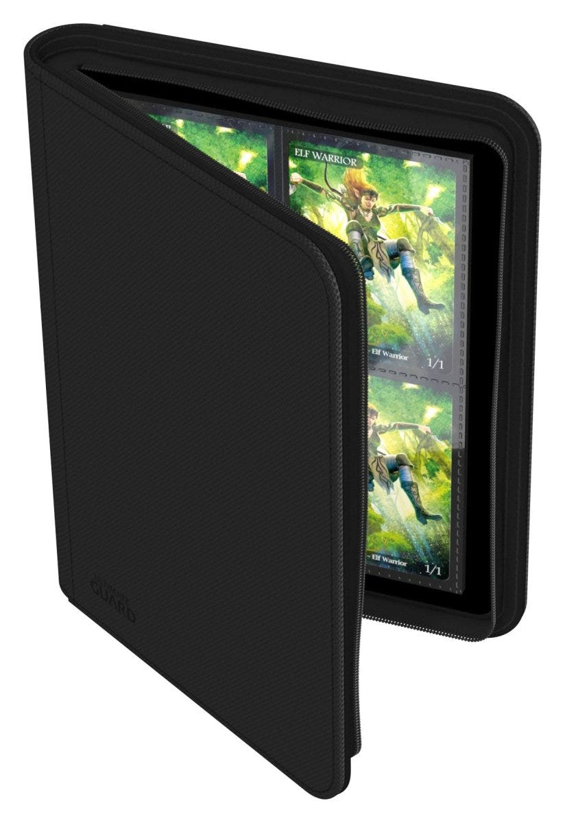 Ultimate Guard Zipfolio 160 8-Pocket Xenoskin - Black - Loaded Dice