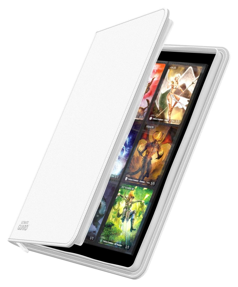 Ultimate Guard Zipfolio 360 18-Pocket Xenoskin - White - Loaded Dice