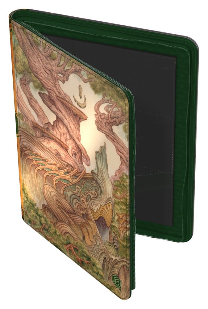 Ultimate Guard Zipfolio 360 Lorwyn Eclipsed Forest binder, standing half open