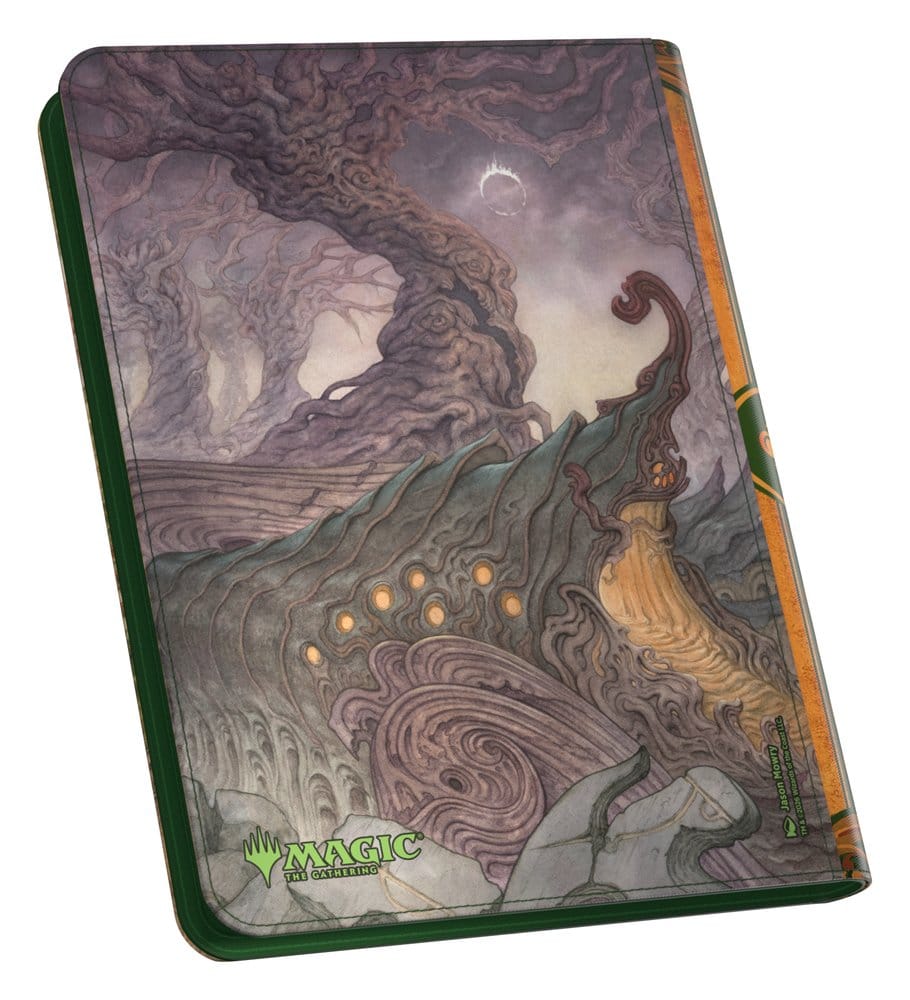 Ultimate Guard Zipfolio 360 Lorwyn Eclipsed Forest binder, back cover with dusky forest scene