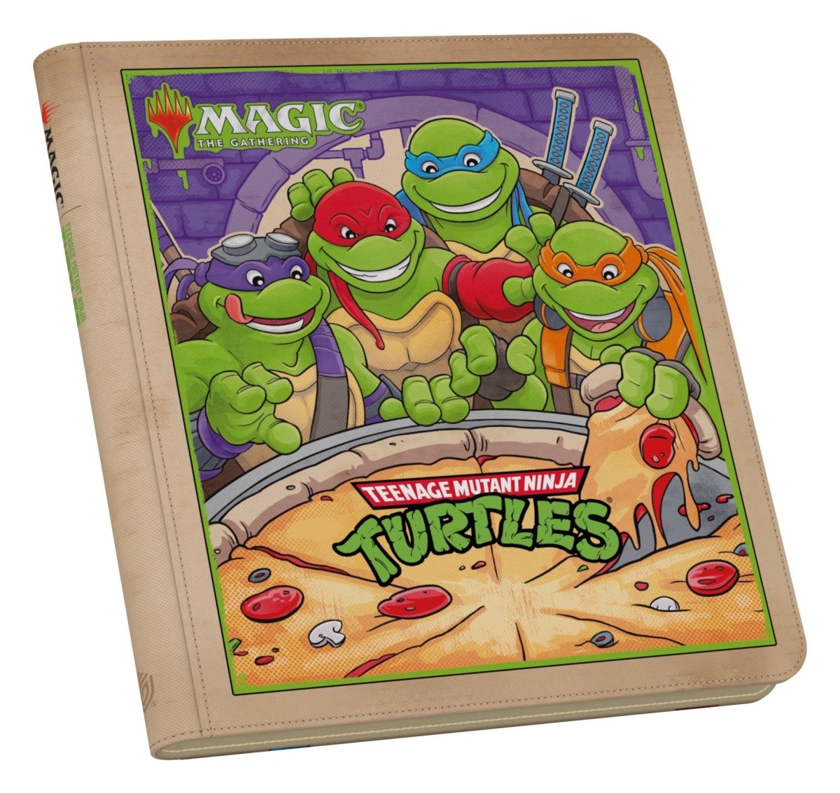 Ultimate Guard Zipfolio 480 Xenoskin MTG | TMNT - Pizza Box - Loaded Dice