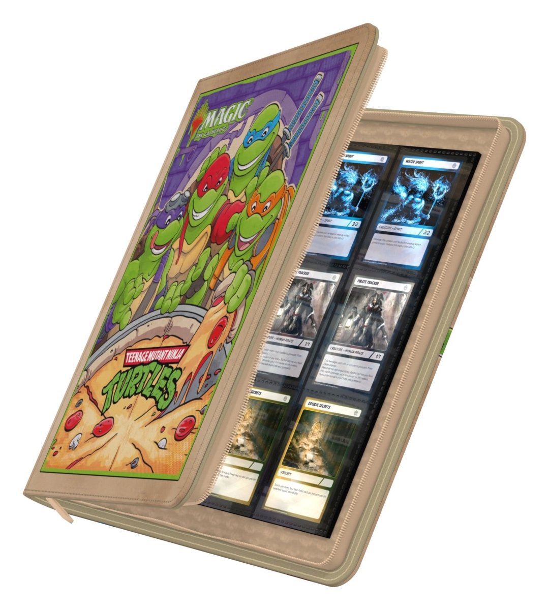 Ultimate Guard Zipfolio 480 Xenoskin MTG | TMNT - Pizza Box - Loaded Dice
