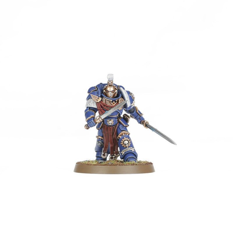 Painted Ultramarines Victrix Honour Guard built as the Chapter Champion with a sword
