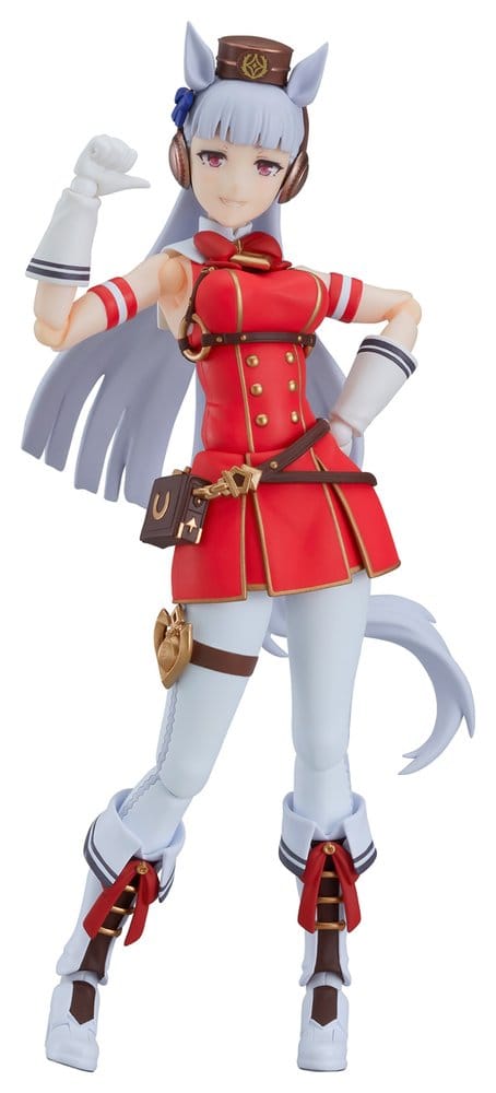 Max Factory figma Umamusume: Pretty Derby Gold Ship action figure in her red racing outfit