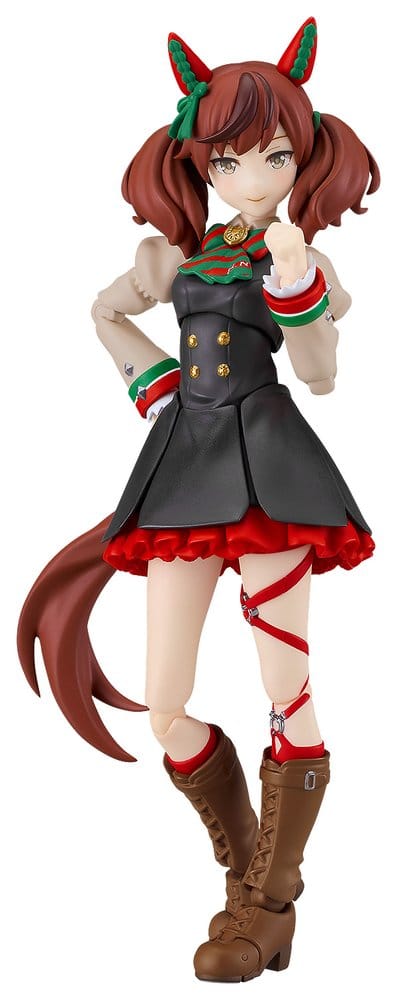 Max Factory figma Umamusume: Pretty Derby Nice Nature action figure in black dress and boots