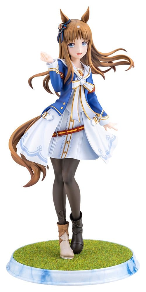 Kotobukiya Umamusume: Pretty Derby Grass Wonder 1/7 figure on grass-effect base, front view