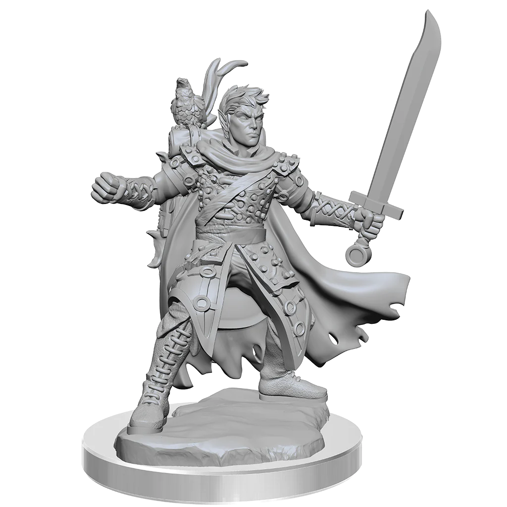 Dungeons & Dragons Frameworks: Male Half-Elf Ranger - Unpainted and Unassembled - Loaded Dice Barry Vale of Glamorgan CF64 3HD