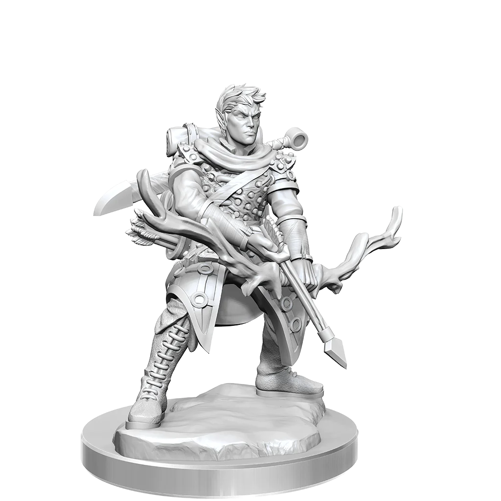 Dungeons & Dragons Frameworks: Male Half-Elf Ranger - Unpainted and Unassembled - Loaded Dice Barry Vale of Glamorgan CF64 3HD
