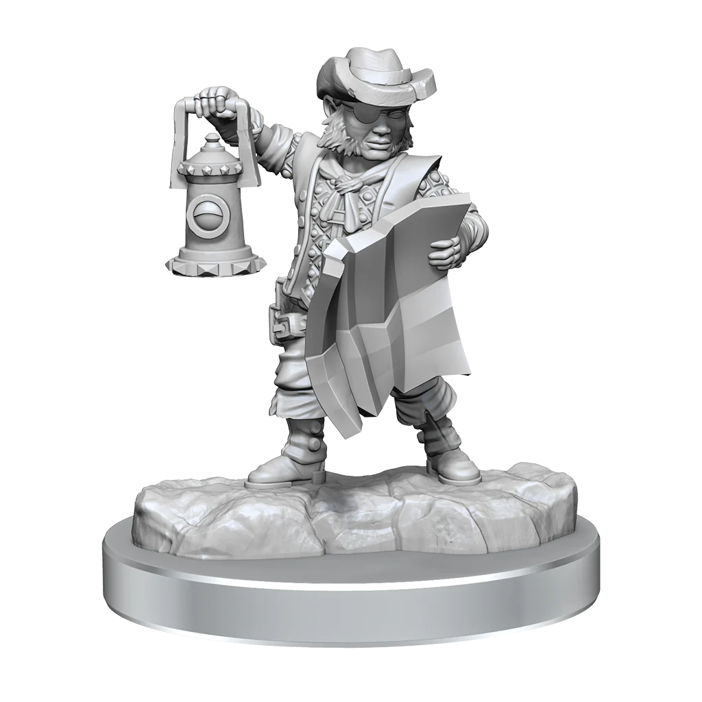 Dungeons & Dragons Frameworks: Male Halfling Rogue - Unpainted and Unassembled - Loaded Dice Barry Vale of Glamorgan CF64 3HD