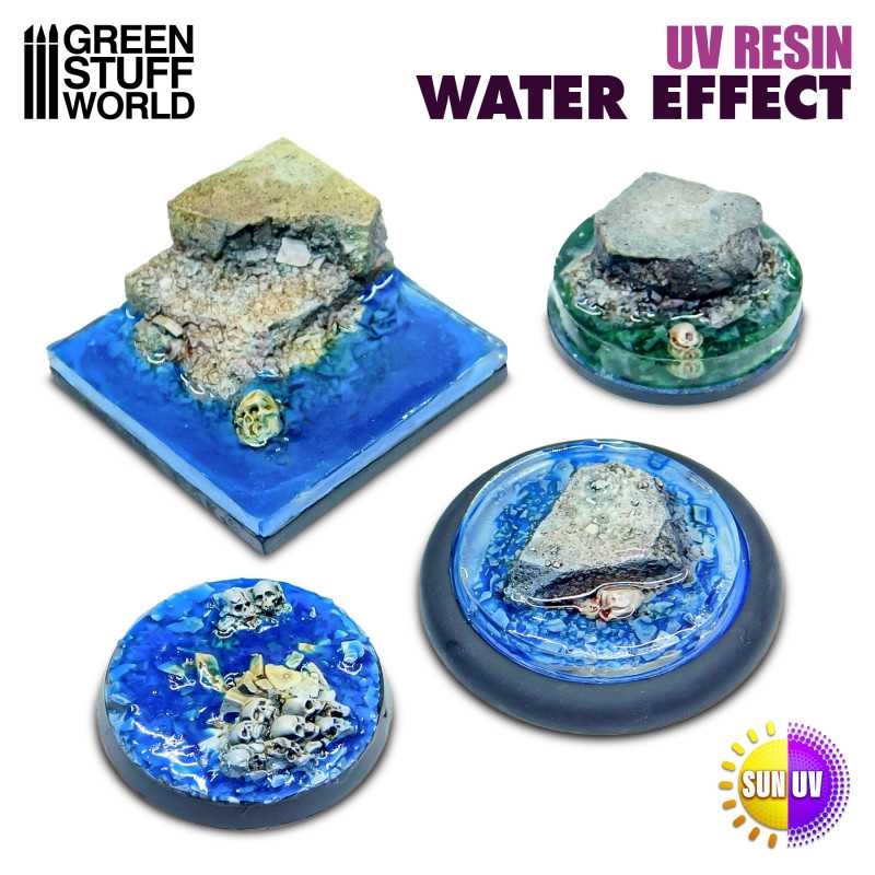 Green Stuff World - UV Resin 100ml - Water Effect - Loaded Dice