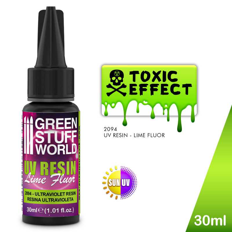 Green Stuff World UV Resin 30ml - Toxic Effect - Loaded Dice Barry Vale of Glamorgan CF64 3HD
