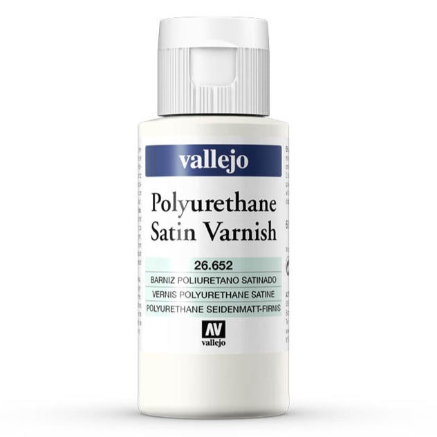 Vallejo Polyurethane - Varnish Satin 200ml - Loaded Dice
