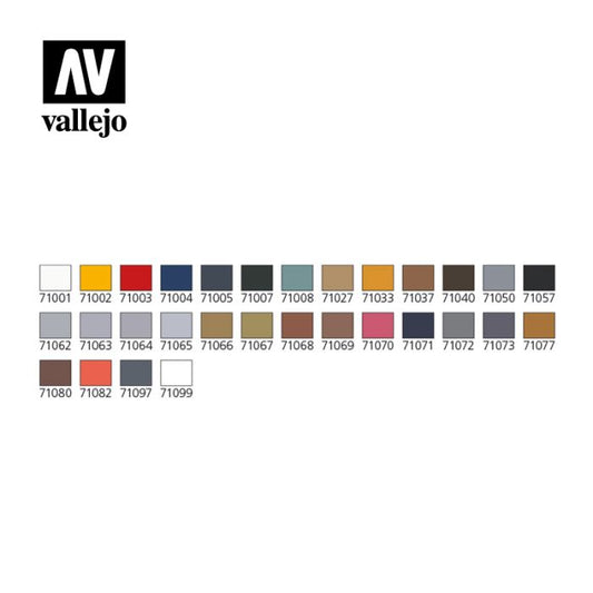 Vallejo Model Air - Basic Colours & Airbrush Set - Loaded Dice