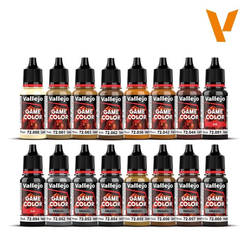 Vallejo Game Color Set - Leather & Metal 72.189 - Loaded Dice