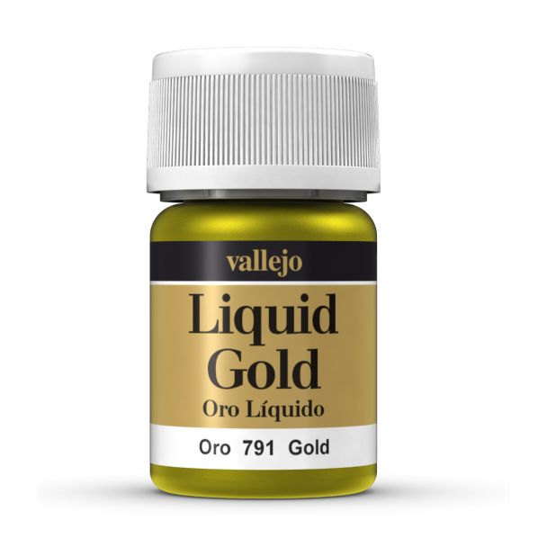 Vallejo Liquid Metal - Gold - Loaded Dice