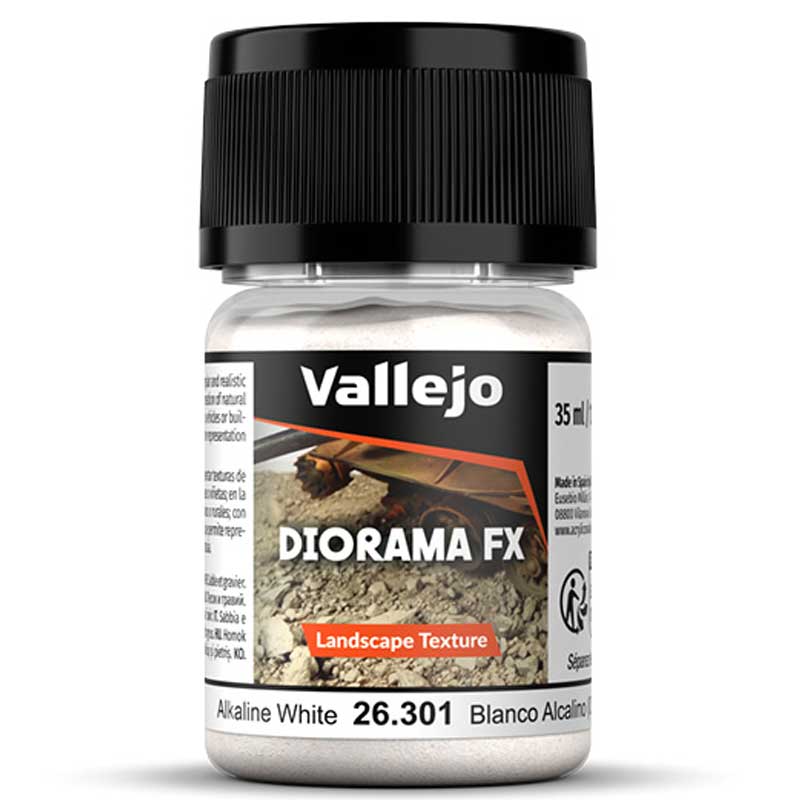 Vallejo Alkaline White 0.5-1mm ground texture for bases and dioramas