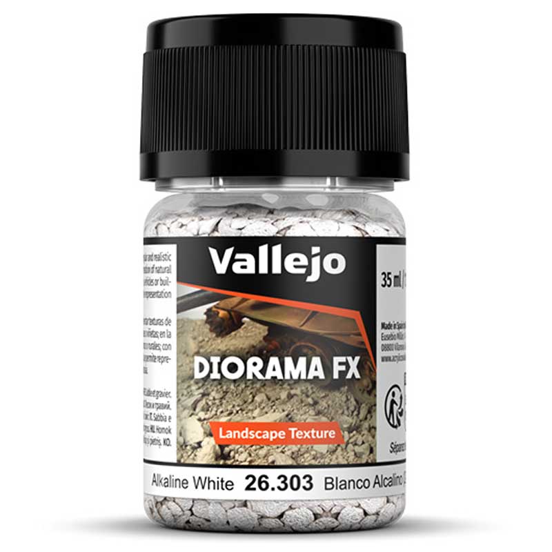 Vallejo Alkaline White 2-5mm ground texture for bases and dioramas