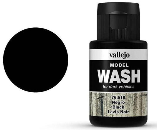 Vallejo Model Wash Black Wash shading wash bottle