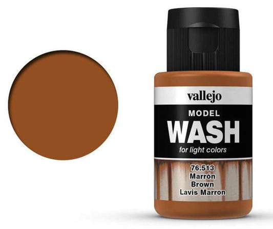 Vallejo Model Wash Brown Wash shading wash bottle
