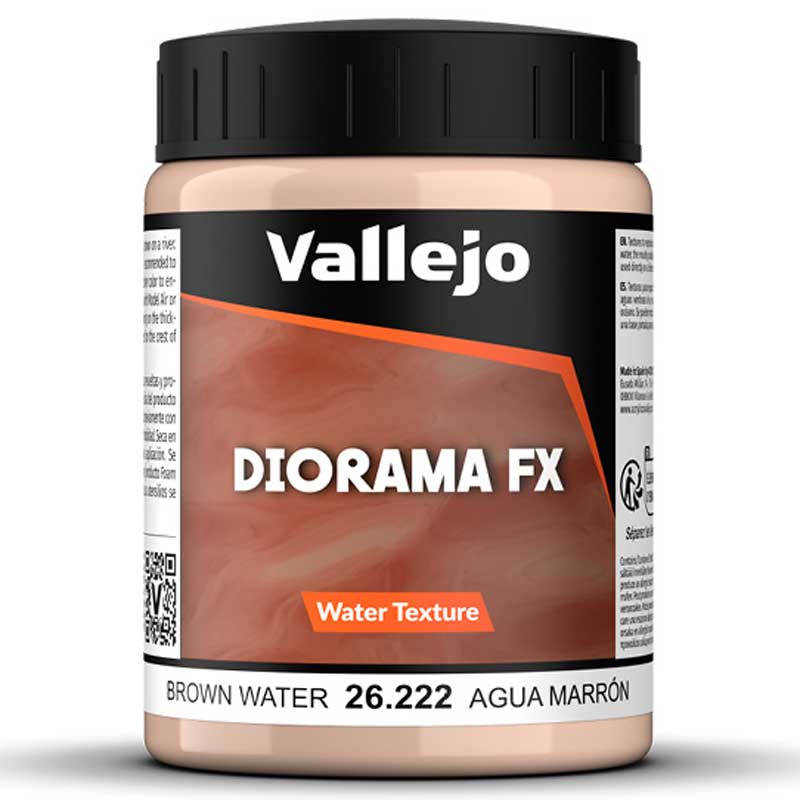 Vallejo Brown Water 200ml water effect texture for dioramas