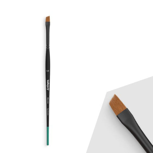 Vallejo AV Blender - Flat Angled Synthetic Brush (medium) - Loaded Dice