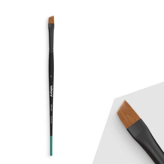 Vallejo AV Blender - Flat Angled Synthetic Brush (large) - Loaded Dice