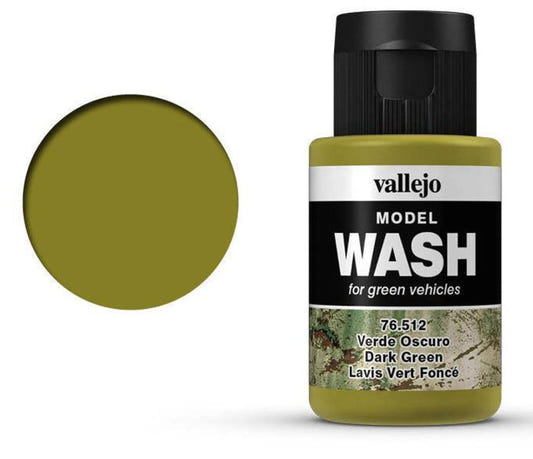 Vallejo Model Wash Dark Green Wash shading wash bottle