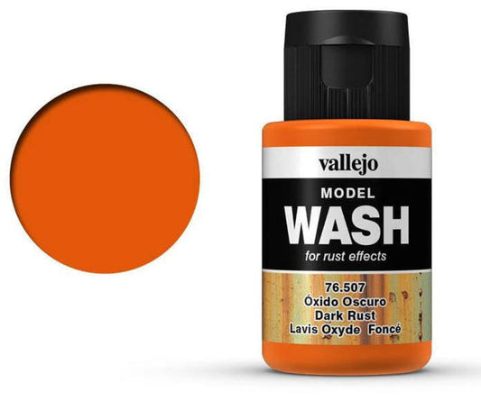 Vallejo Model Wash Dark Rust Wash shading wash bottle