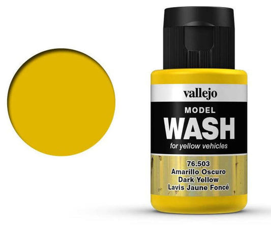Vallejo Model Wash Dark Yellow Wash shading wash bottle
