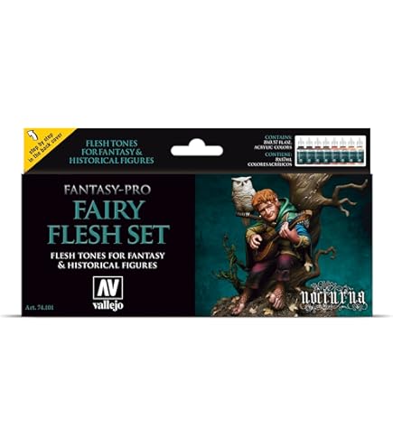 Vallejo Fantasy Pro Fairy Flesh Set (x8) paint set