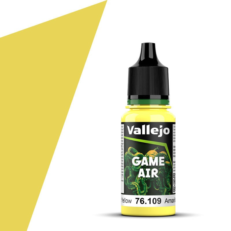 Vallejo Game Air Toxic Yellow (18ml) 76.109 - Loaded Dice