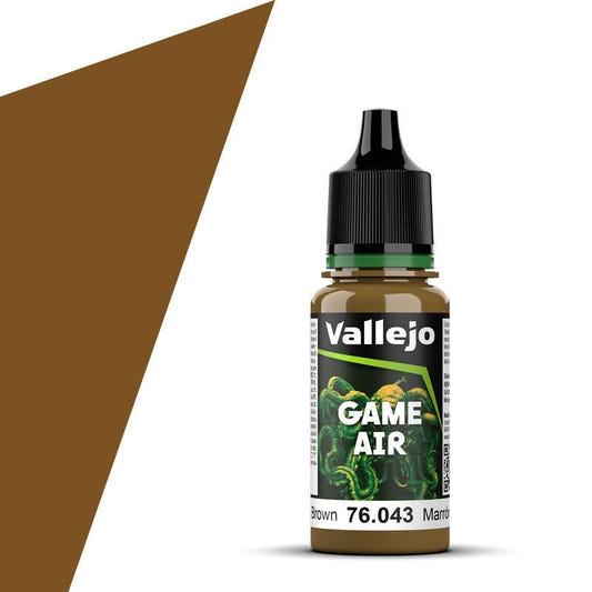 Vallejo Game Air Game Air Beasty Brown (18ml) 76.043 airbrush acrylic paint dropper bottle