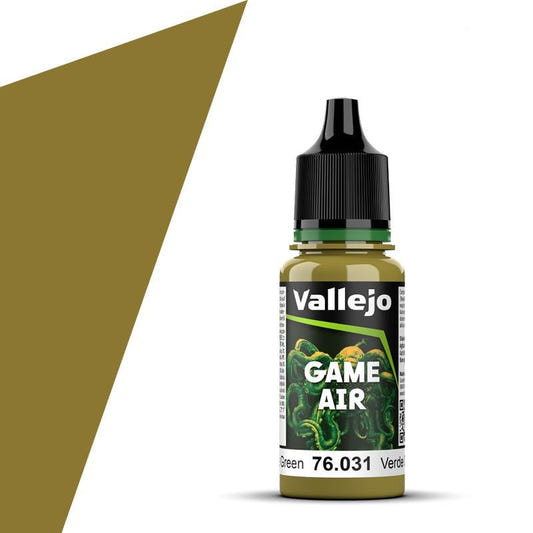 Vallejo Game Air Game Air Camouflage Green (18ml) 76.031 airbrush acrylic paint dropper bottle