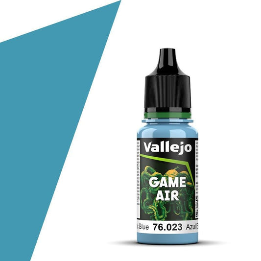 Vallejo Game Air Game Air Electric Blue (18ml) 76.023 airbrush acrylic paint dropper bottle