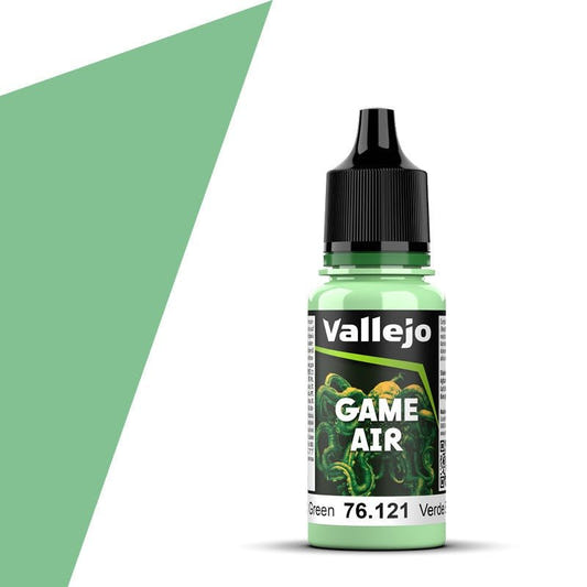 Vallejo Game Air Game Air Ghost Green (18ml) 76.121 airbrush acrylic paint dropper bottle