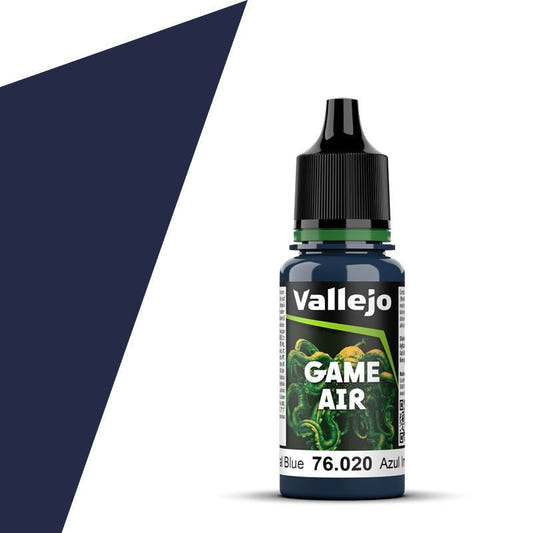 Vallejo Game Air Game Air Imperial Blue (18ml) 76.020 airbrush acrylic paint dropper bottle