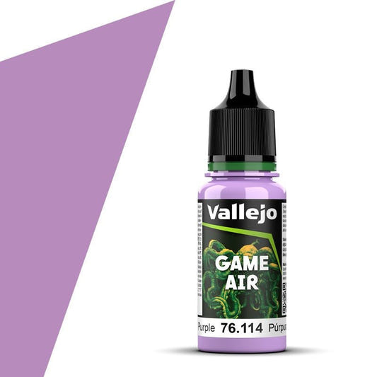 Vallejo Game Air Game Air Lustful Purple (18ml) 76.114 airbrush acrylic paint dropper bottle
