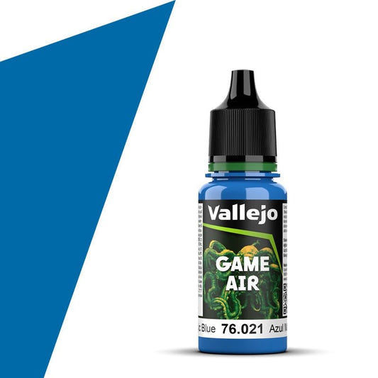 Vallejo Game Air Game Air Magic Blue (18ml) 76.021 airbrush acrylic paint dropper bottle
