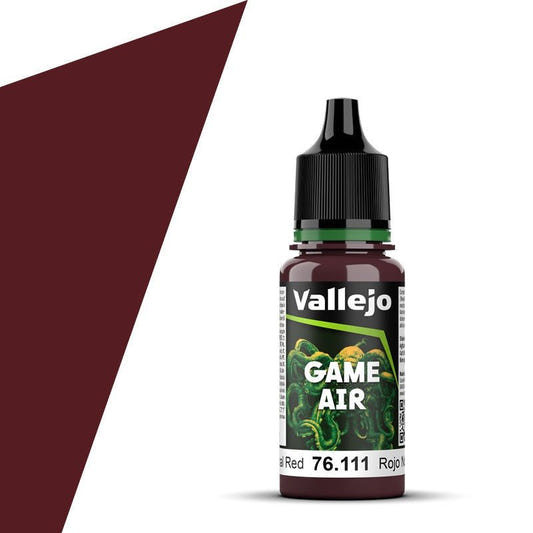 Vallejo Game Air Game Air Nocturnal Red (18ml) 76.111 airbrush acrylic paint dropper bottle