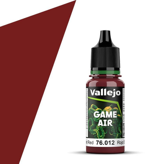 Vallejo Game Air Game Air Scarlet Red (18ml) 76.012 airbrush acrylic paint dropper bottle