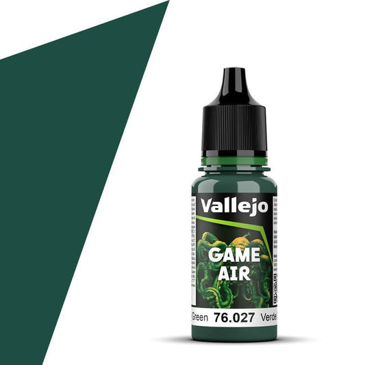 Vallejo Game Air Game Air Scurvy Green (18ml) 76.027 airbrush acrylic paint dropper bottle