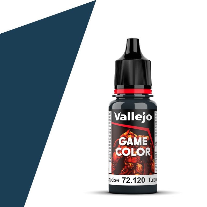 Vallejo Game Color Game Color Abyssal Turquoise (18ml) acrylic paint dropper bottle