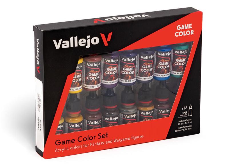 Vallejo Game Color - Advanced Set (x16) paint set