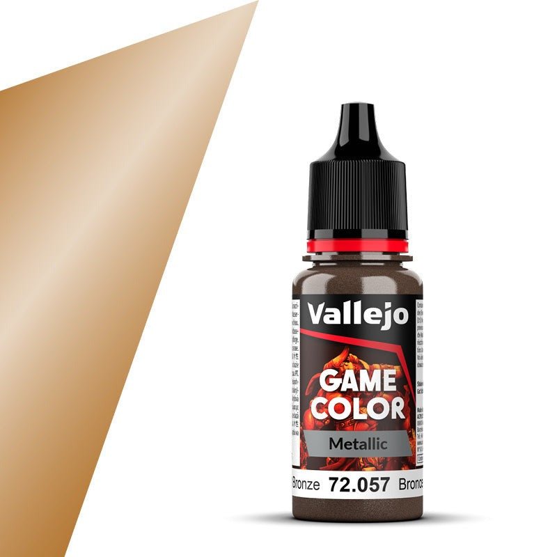 Vallejo Game Color Game Color Bright Bronze (18ml) acrylic paint dropper bottle