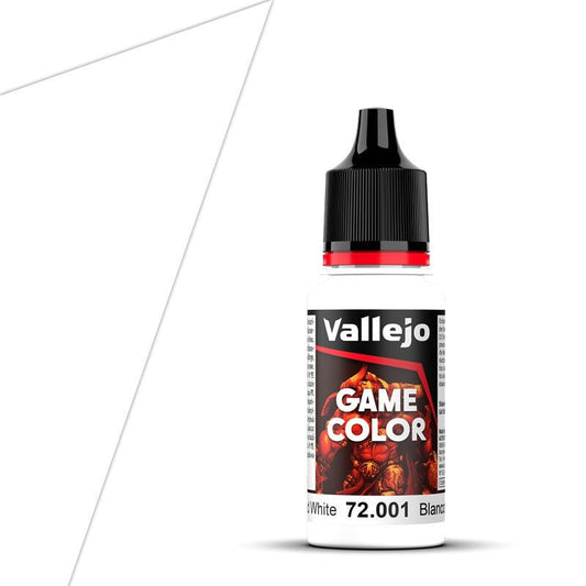 Vallejo Game Color Game Color Dead White (18ml) acrylic paint dropper bottle