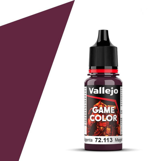 Vallejo Game Color Game Color Deep Magenta (18ml) acrylic paint dropper bottle