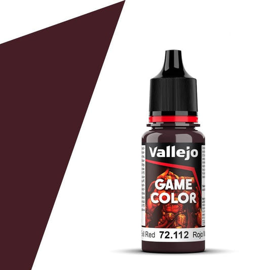 Vallejo Game Color Game Color Evil Red (18ml) acrylic paint dropper bottle