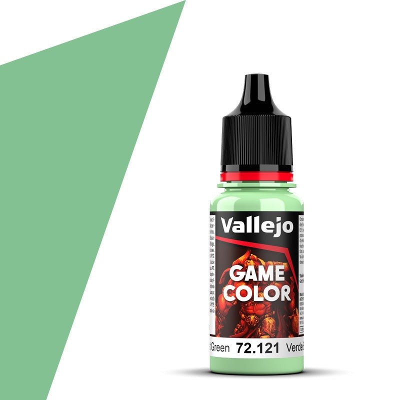 Vallejo Game Color Game Color Ghost Green (18ml) acrylic paint dropper bottle